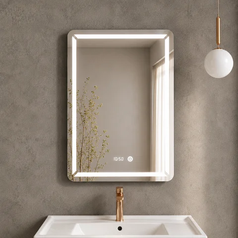 Mirror Victoria 50 Touch & Clock