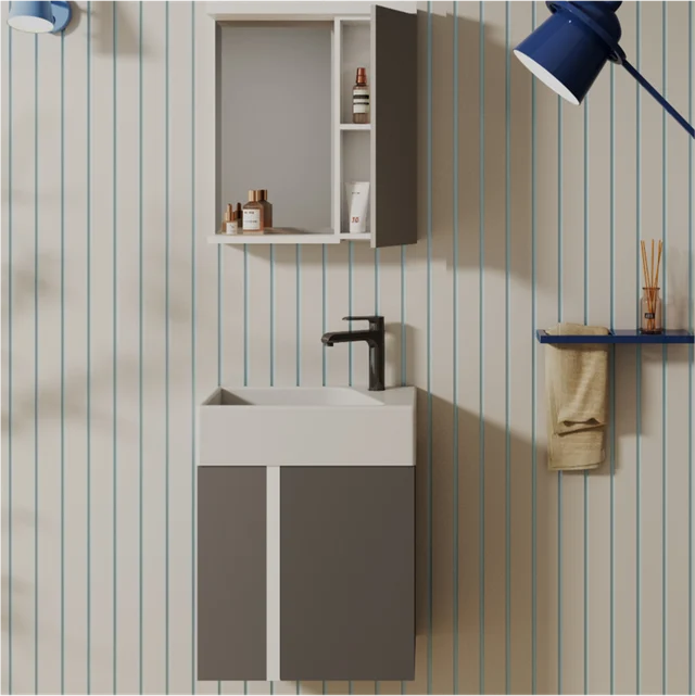ست کابینت روشویی آندره ۴۷ دیواری تولید بومرنگ