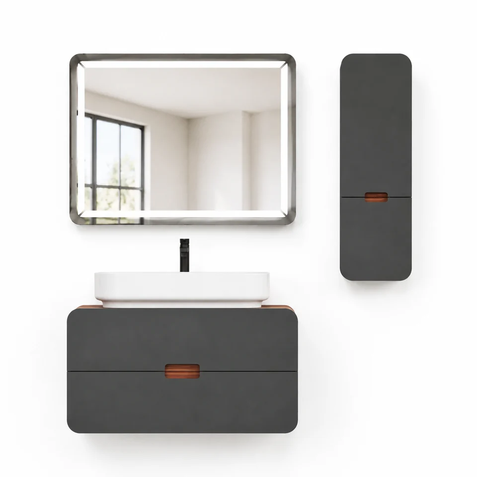 Monzo 80 Wall-Mounted Countertop