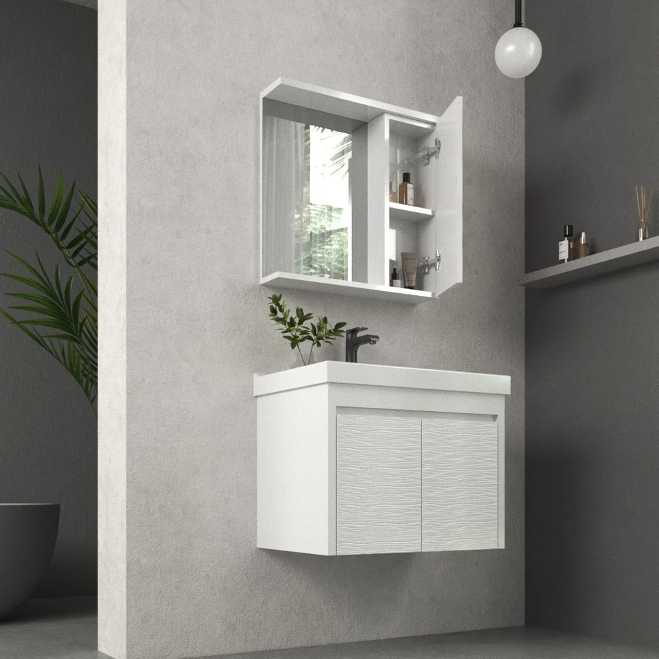 ست کابینت روشویی روژینا ۶۰ ویو دیواری تولید بومرنگ