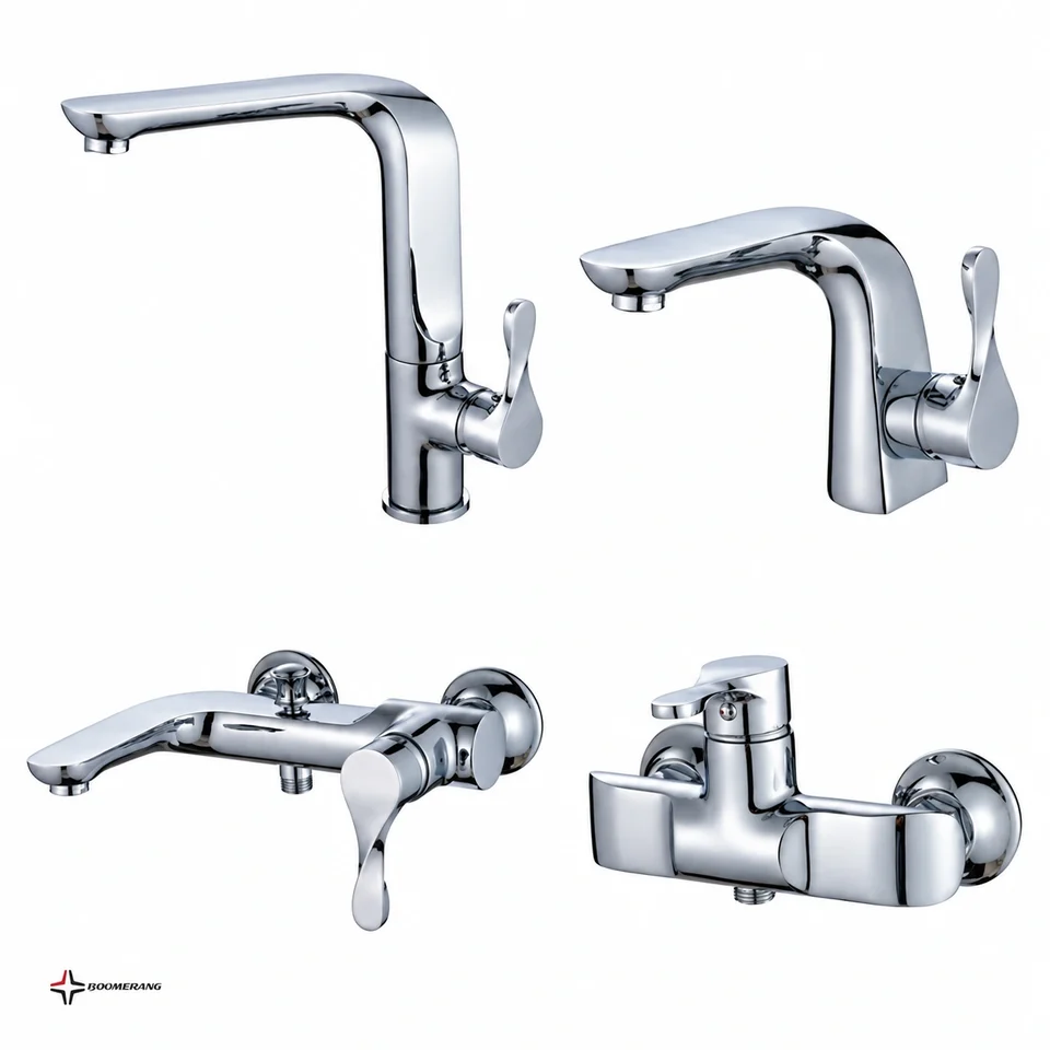 Bismuth 4-Piece Faucet Set